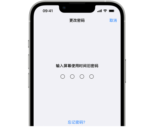 洛江iPhone屏幕维修分享iPhone屏幕使用时间密码忘记了怎么办 