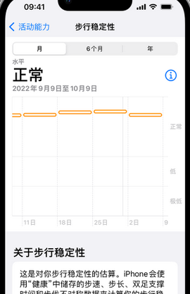 洛江iPhone手机维修如何在iPhone开启'步行稳定性通知'