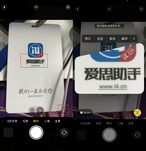 洛江苹果手机维修分享升级iOS 16后如何通过相机翻译文本 