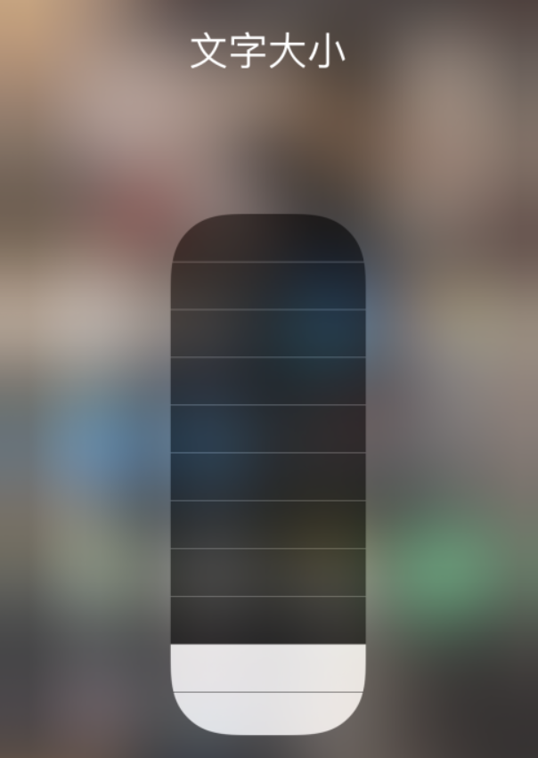 洛江苹果手机维修分享小技巧：在 iPhone 控制中心快速调节字体大小 